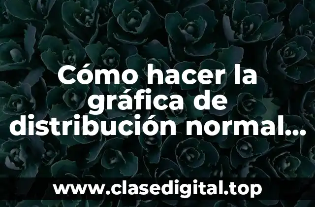 ¿Qué es la gráfica de distribución normal en Excel?