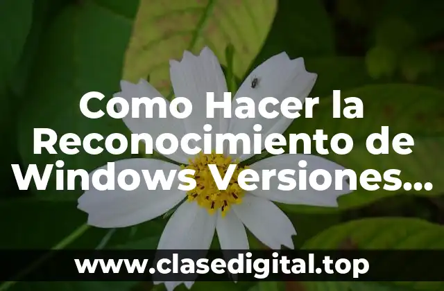 Como Hacer la Reconocimiento de Windows Versiones Diferentes de Impresora