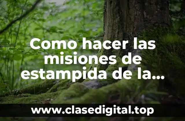 Como hacer las misiones de estampida de la horda Fortnite