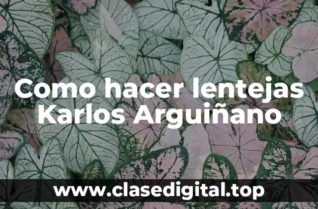 Como hacer lentejas Karlos Arguiñano