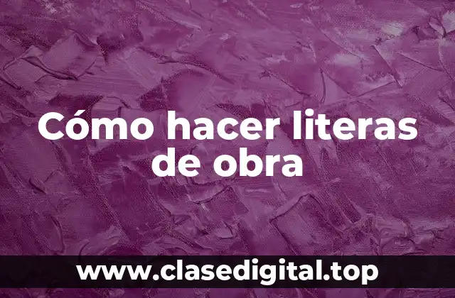 Cómo hacer literas de obra