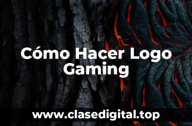 Cómo Hacer Logo Gaming