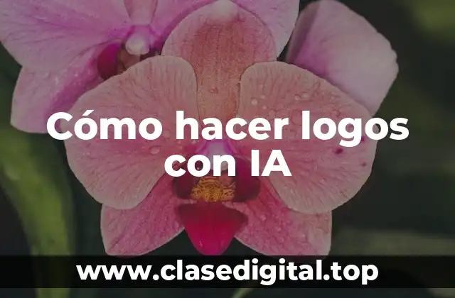 Cómo hacer logos con IA