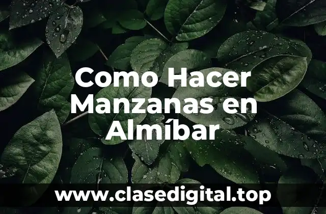 Como Hacer Manzanas en Almíbar