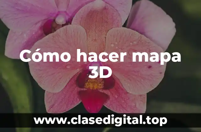 ¿Qué es un mapa 3D y para qué sirve?
