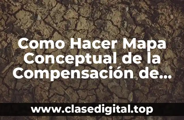 Como Hacer Mapa Conceptual de la Compensación de Cotizaciones