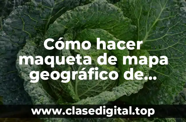 Cómo hacer maqueta de mapa geográfico de Bolivia como rompecabezas