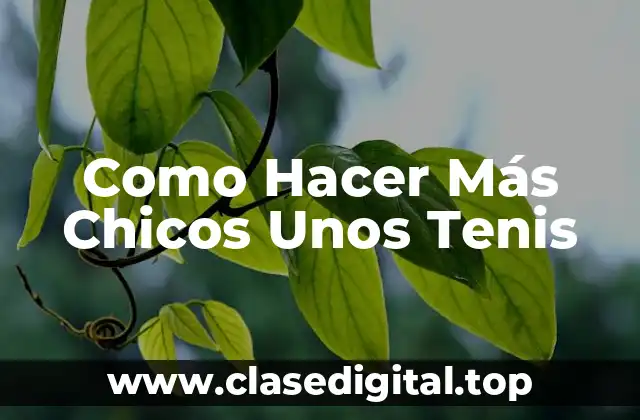 ¿Qué son los Tenis y Cómo se Pueden Ajustar?