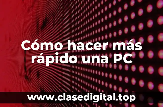 ¿Qué es la velocidad de una PC y cómo se mide?