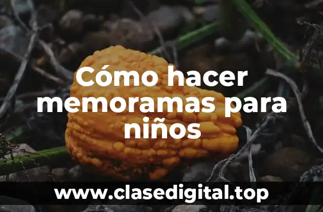 Cómo hacer memoramas para niños