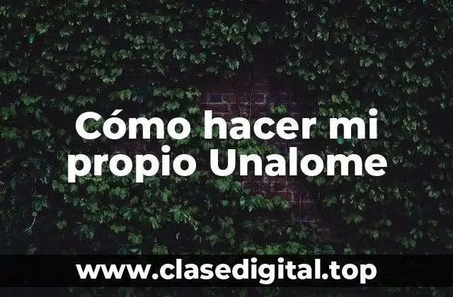 Cómo hacer mi propio Unalome