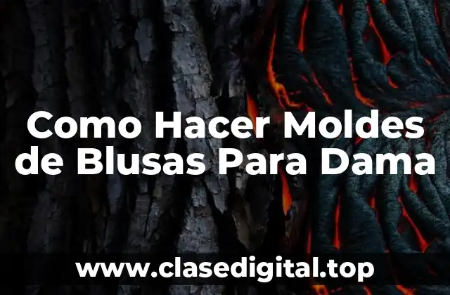 ¿Qué Son los Moldes de Blusas Para Dama y Para Qué Sirven?