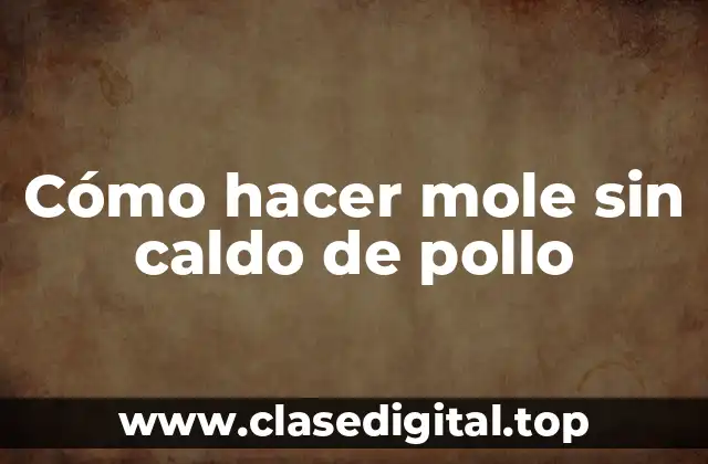 ¿Qué es el mole y para qué sirve?