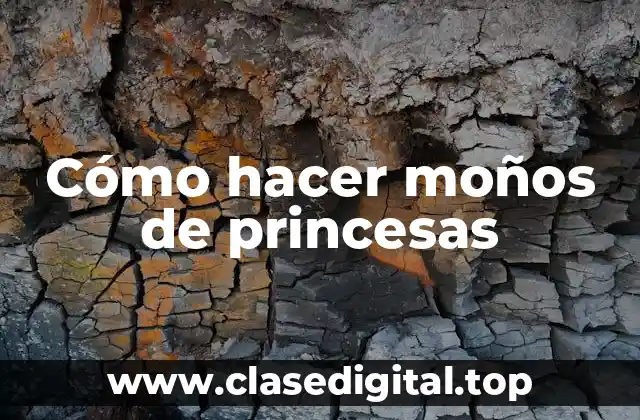 Cómo hacer moños de princesas