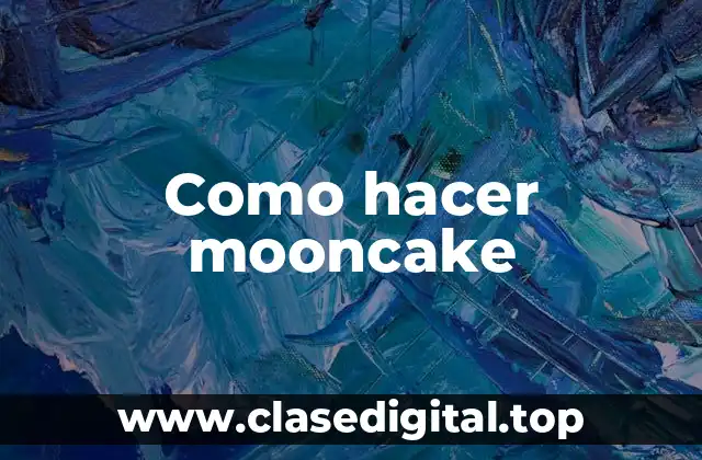 ¿Qué es un mooncake?