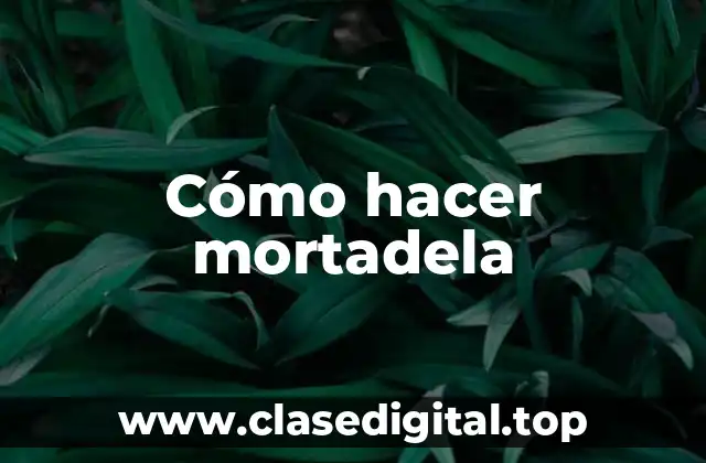 ¿Qué es la mortadela?