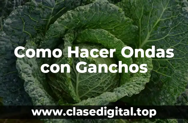 Como Hacer Ondas con Ganchos