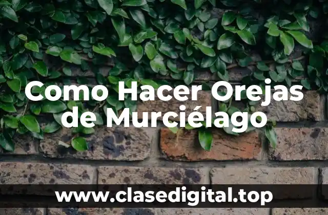 ¿Qué son las Orejas de Murciélago?