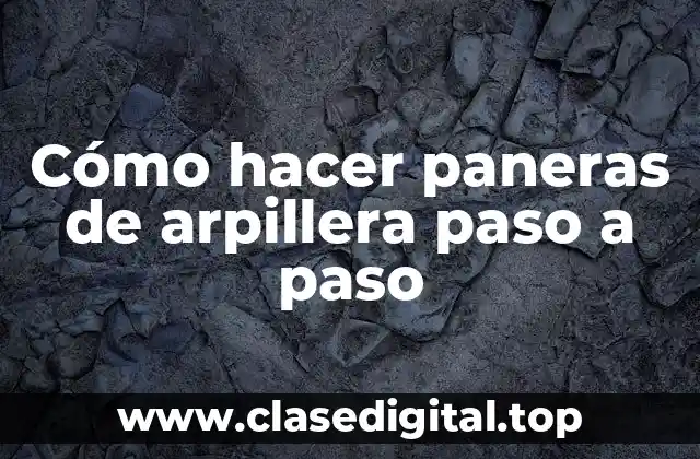 Cómo hacer paneras de arpillera paso a paso