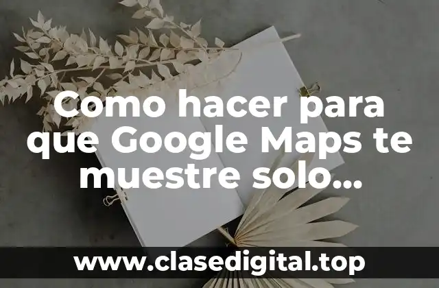 ¿Qué es Google Maps y cómo se usa?