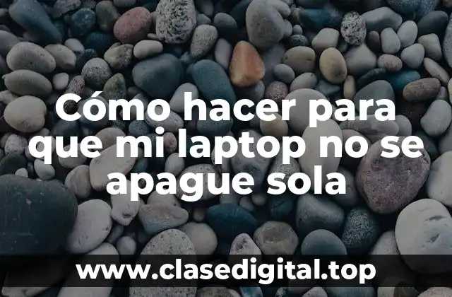 ¿Qué es el ahorro de energía en laptops y para qué sirve?