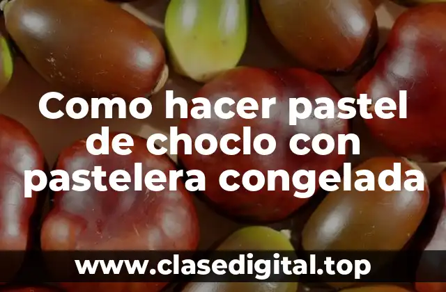 Como hacer pastel de choclo con pastelera congelada