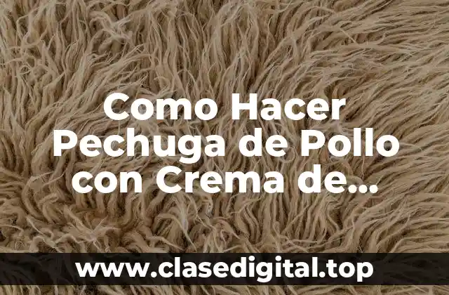 ¿Qué es Pechuga de Pollo con Crema de Champiñones?