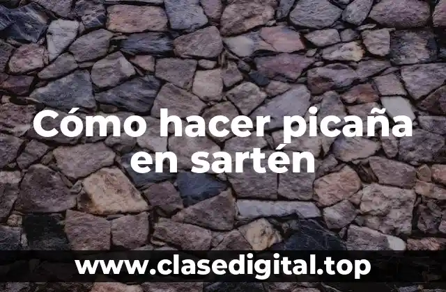 Cómo hacer picaña en sartén