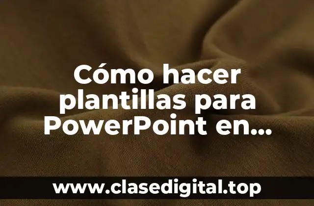 Cómo hacer plantillas para PowerPoint en Photoshop