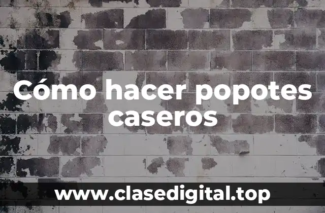 Cómo hacer popotes caseros