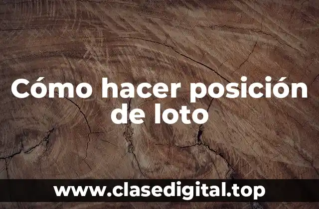 Cómo hacer posición de loto