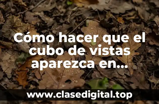 El cubo de vistas en AutoCAD