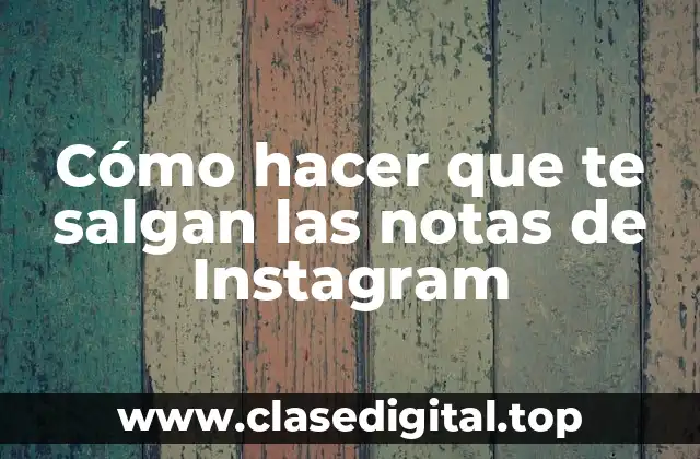 ¿Qué son las notas de Instagram y cómo funcionan?