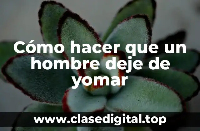 ¿Qué es yomar y por qué es importante dejar de hacerlo?