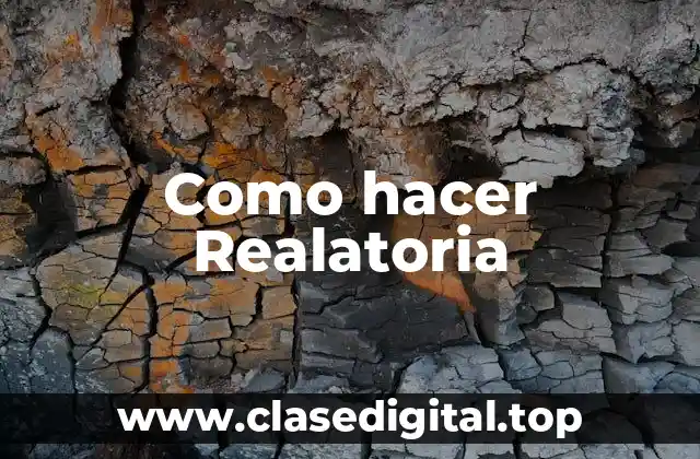 Como hacer Realatoria