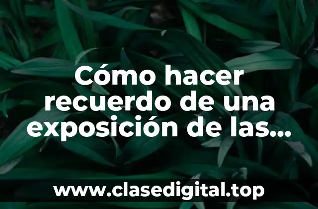 Cómo hacer recuerdo de una exposición de las fracciones