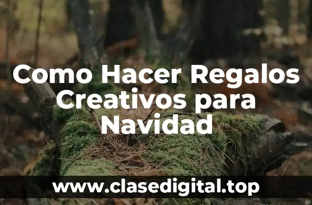 Como Hacer Regalos Creativos para Navidad