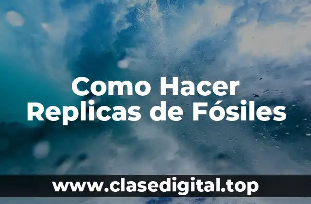 Que es una Replicas de Fósiles y para que Sirve