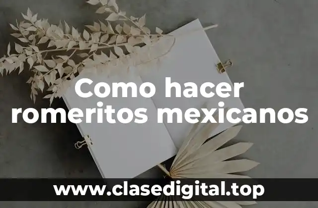 Como hacer romeritos mexicanos