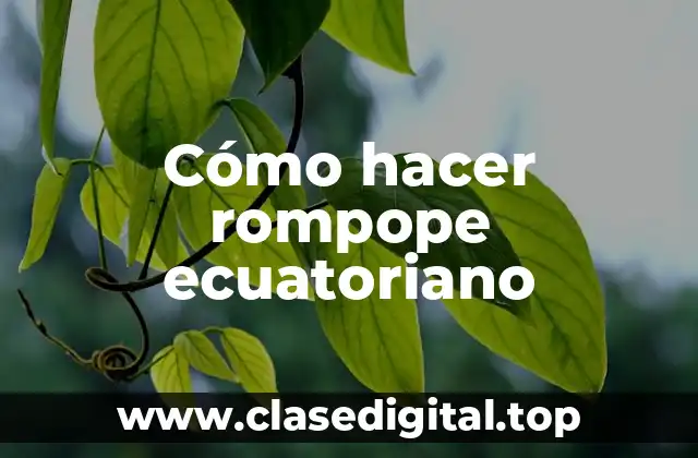 ¿Qué es el rompope ecuatoriano?