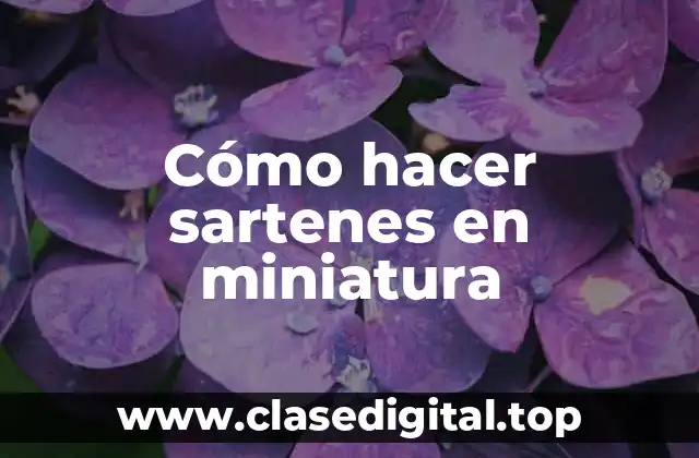 Cómo hacer sartenes en miniatura