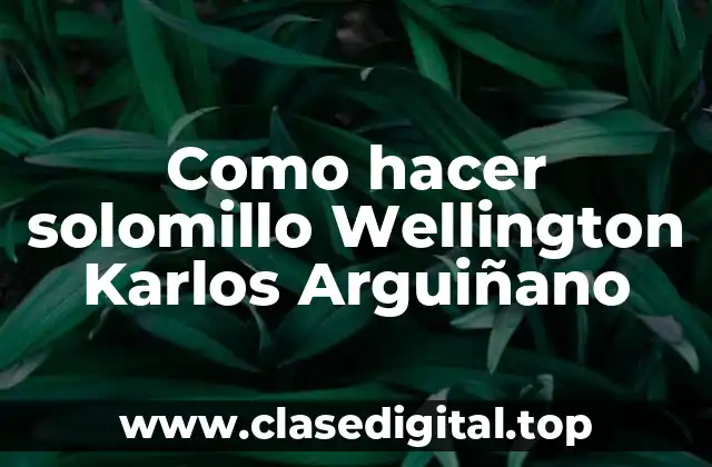 Como hacer solomillo Wellington Karlos Arguiñano