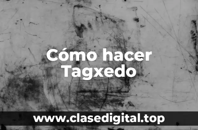 Cómo hacer Tagxedo