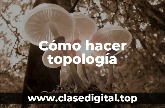 Qué es la topología