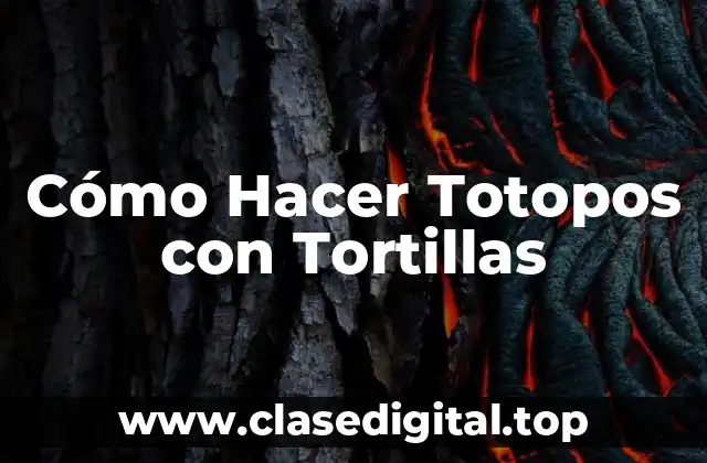 Cómo Hacer Totopos con Tortillas