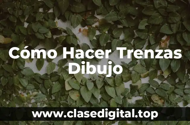 ¿Qué es un Trenza Dibujo?