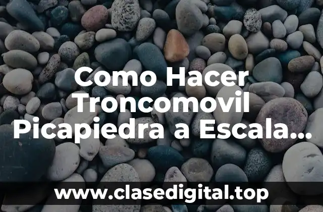 Como Hacer Troncomovil Picapiedra a Escala con CRT
