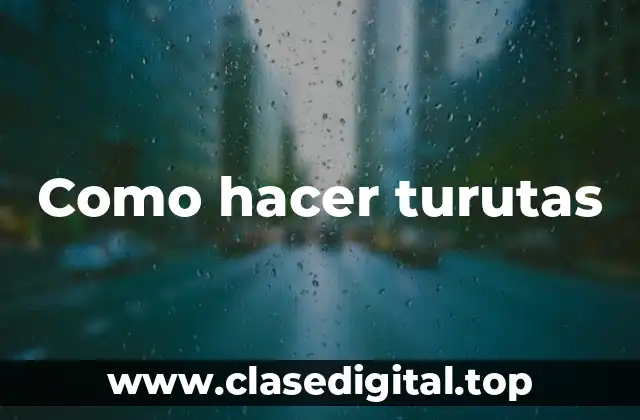 ¿Qué son las turutas?