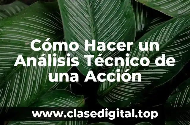 Análisis Técnico de una Acción