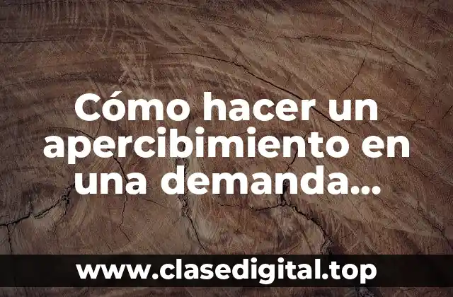 Cómo hacer un apercibimiento en una demanda laboral en Bolivia